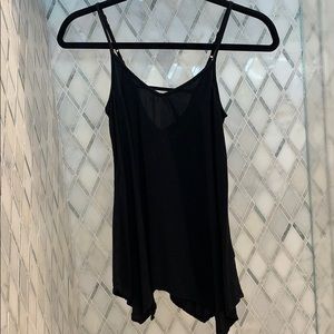 black adjustable tank top